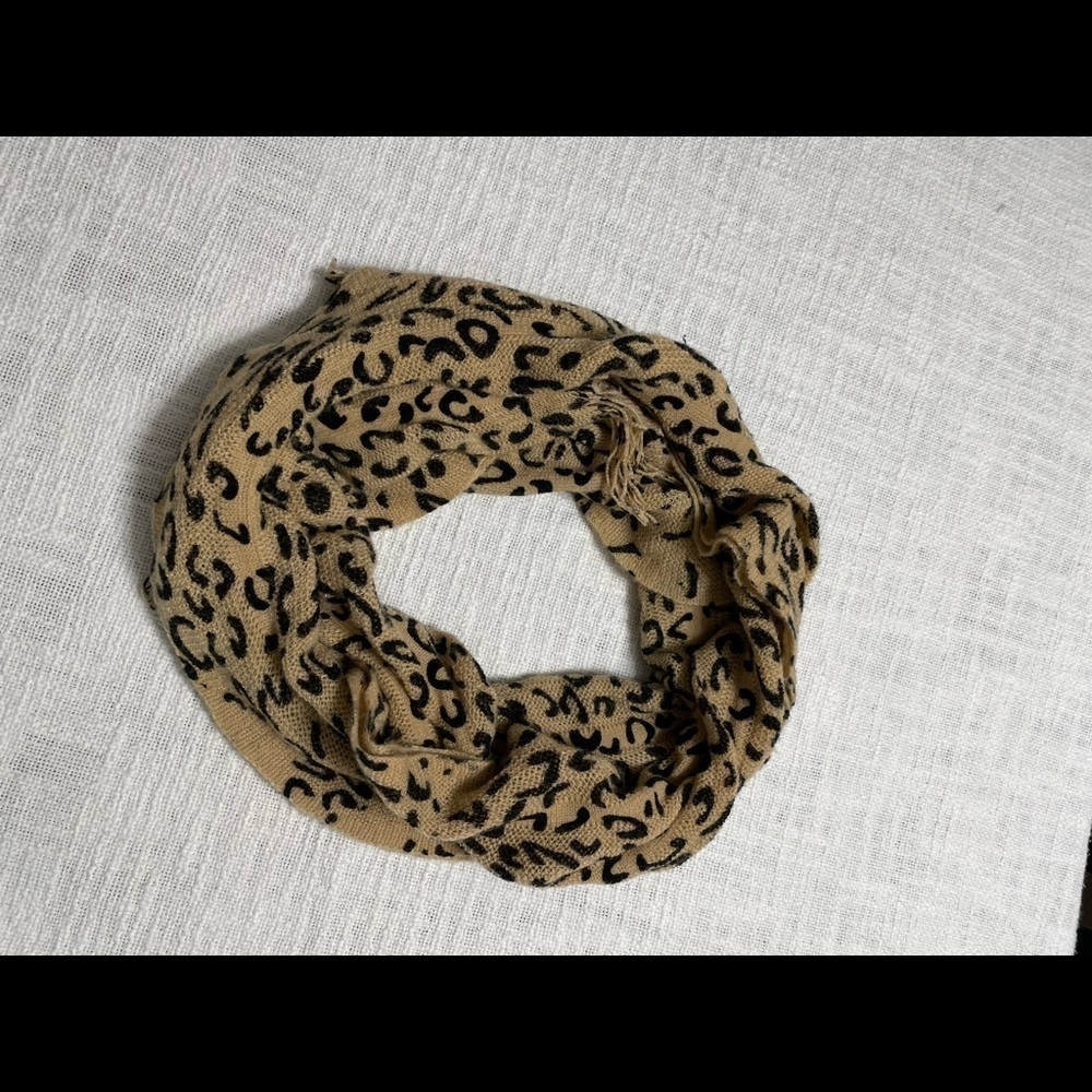 Cheetah Print Winter Scarf